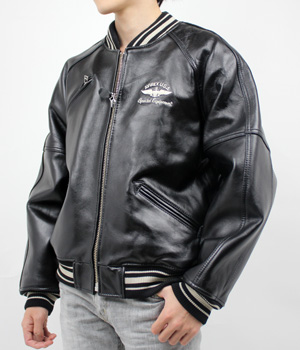 AVIREX（アヴィレックス）VARSITY JKT （羊革）スタジャン｜革製品専門 ...