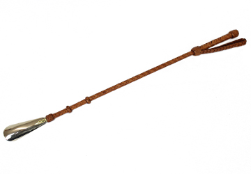 騎手の鞭をモチーフにした靴ベラ（牛革）騎手の鞭をモチーフに作られています。