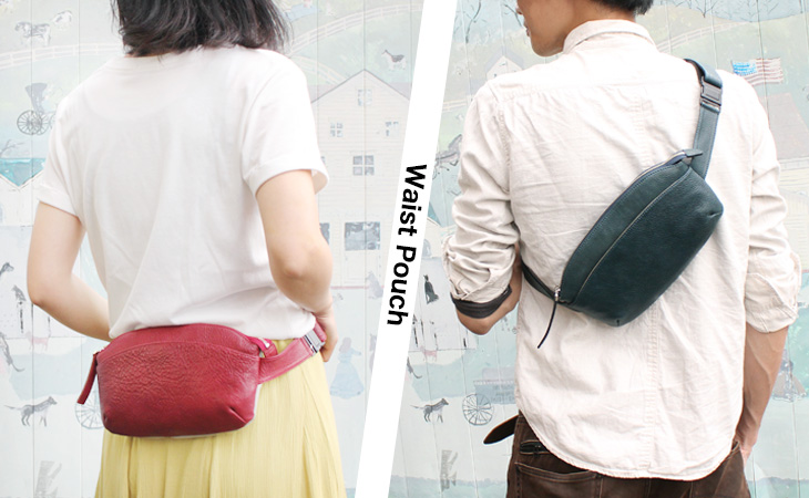 軽くて機能的！2wayレザーウエストバッグ（牛革/日本製）｜革製品専門店レザーハウス