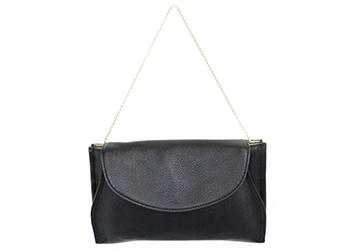 お財布ショルダーバッグ（牛革／日本製）内部に取り付けられているチェーンベルトを使用することでハンドバッグにもチェンジします。