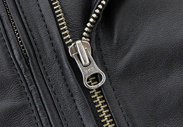 レディース ダブルライダースジャケット ヨーロッパタイプ (羊革）高品質のYKKファスナーを使用。
