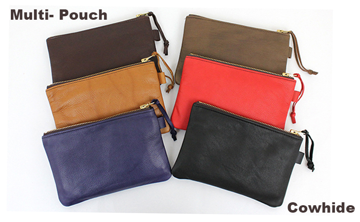 マルチポーチ 牛革 日本製 革製品専門店レザーハウス