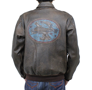AVIREX(アヴィレックス)A-2 487TH REVIVAL(牛革)|革製品専門店