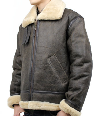 ラム革フライトジャケットＢ－３（ムートン）羊｜革製品専門店レザーハウス
